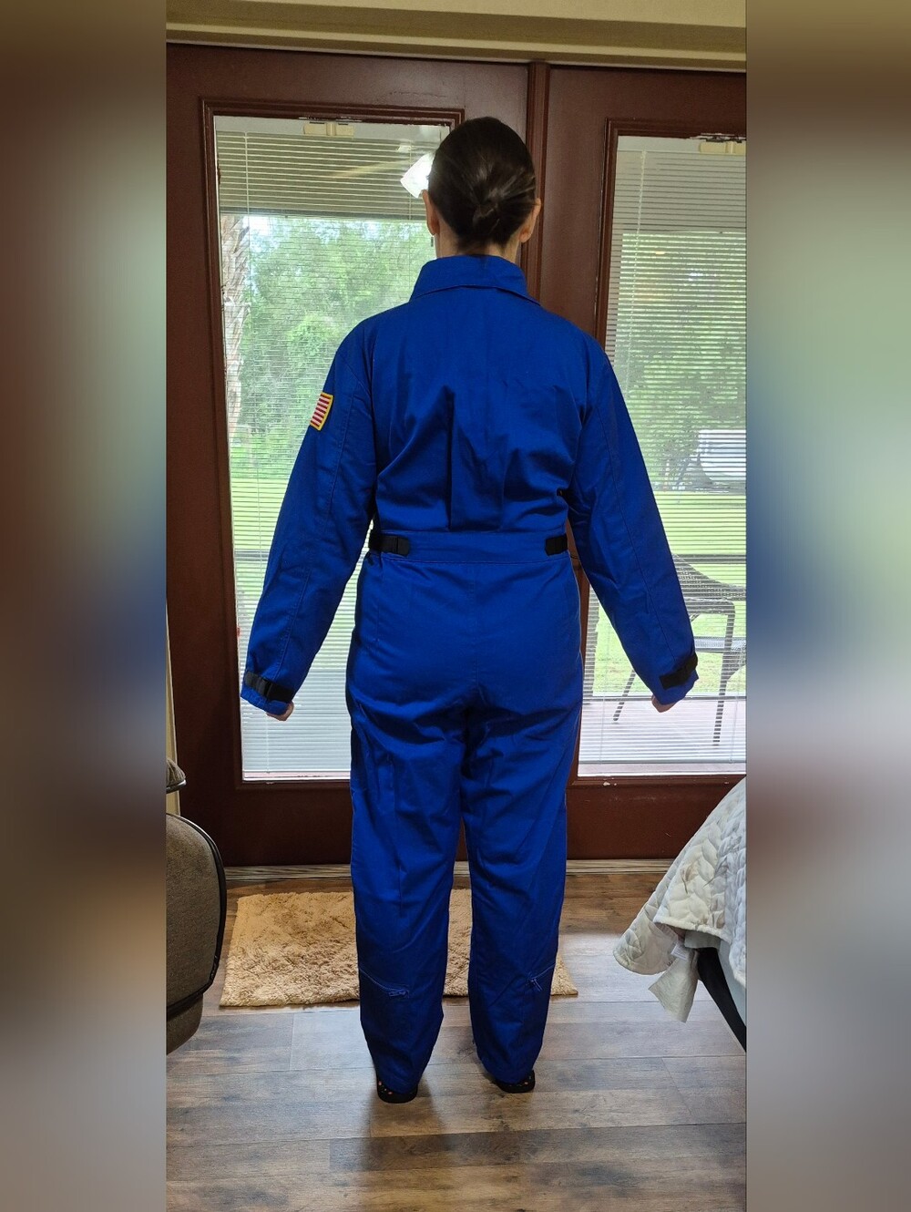 NASA Blue Unisex for Adult/Youth Flight Coverall Jumpsuit - Picture 4 of 7